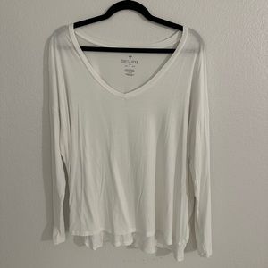 White long sleeve American eagle